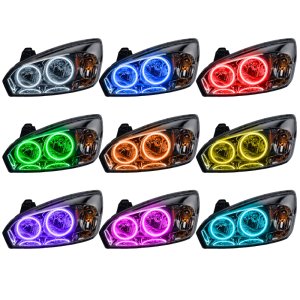 Chevrolet Malibu Headlight Assemblies - ORACLE Lighting - SMD Pre-Assembled, ColorSHIFT w/o Controller - `04-`07
